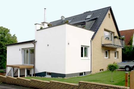 Anbau an Wohnhaus zur Erweiterung der Wohnfläche
